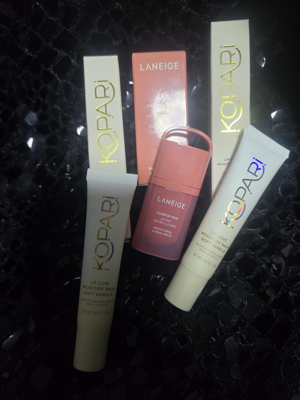Laneige Juicy Pop Lip Tint - Coral Pink Hydrating Shine